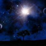 Venus in the Night Sky